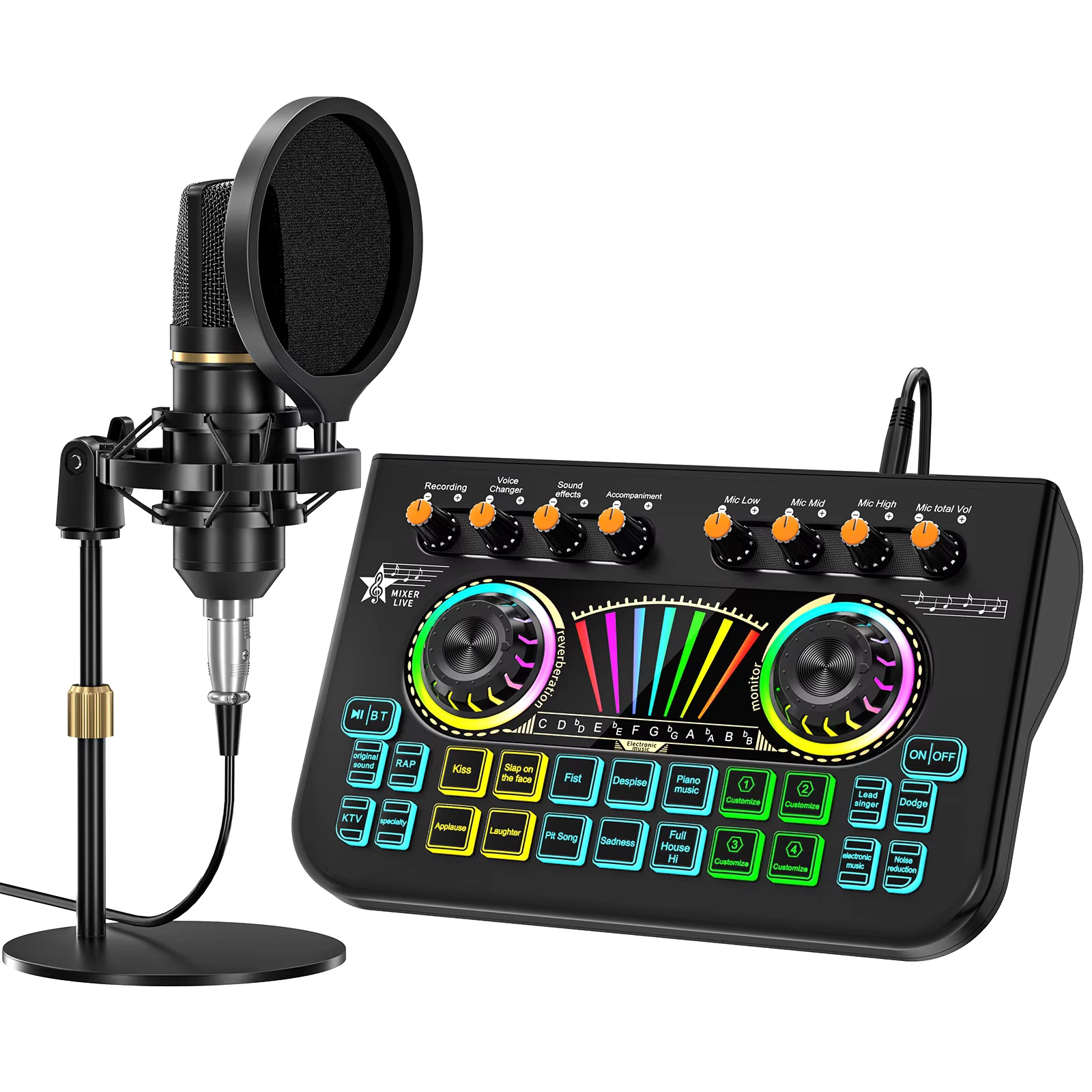 Pc Gaming Fullset - Tenlamp X3 BM800 Podcast Mikrofon Seti,