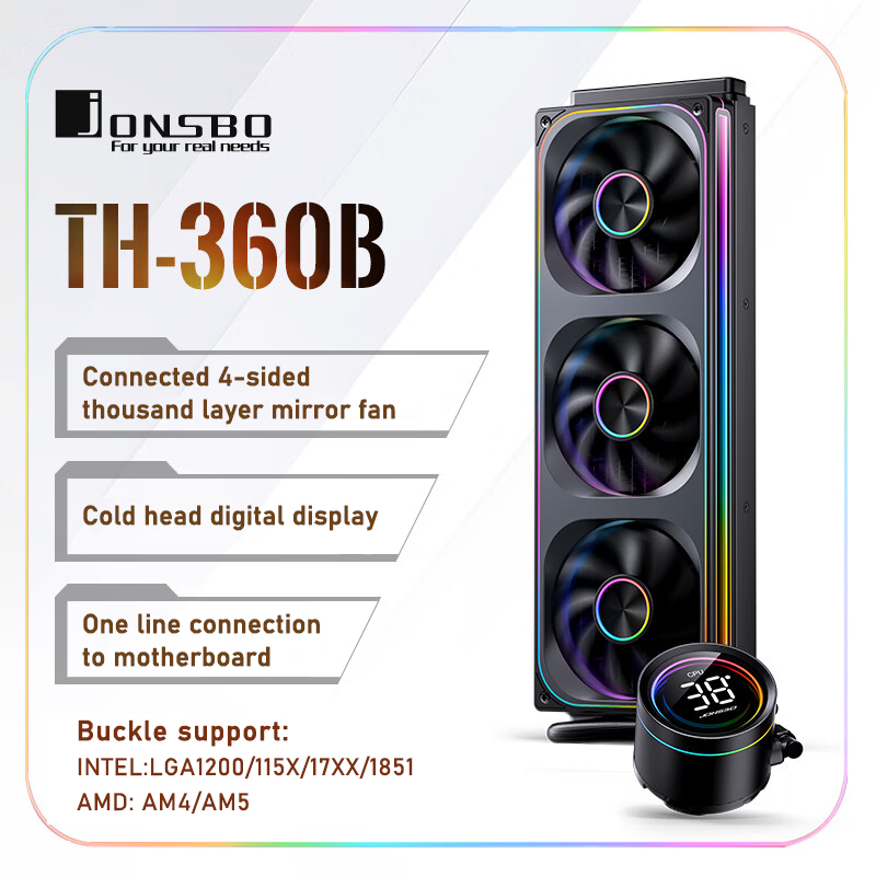 Jonsbo TH-360 AIO CPU Sıvı Soğ - Pc Gaming Liquid incelemesi ve fiyatı